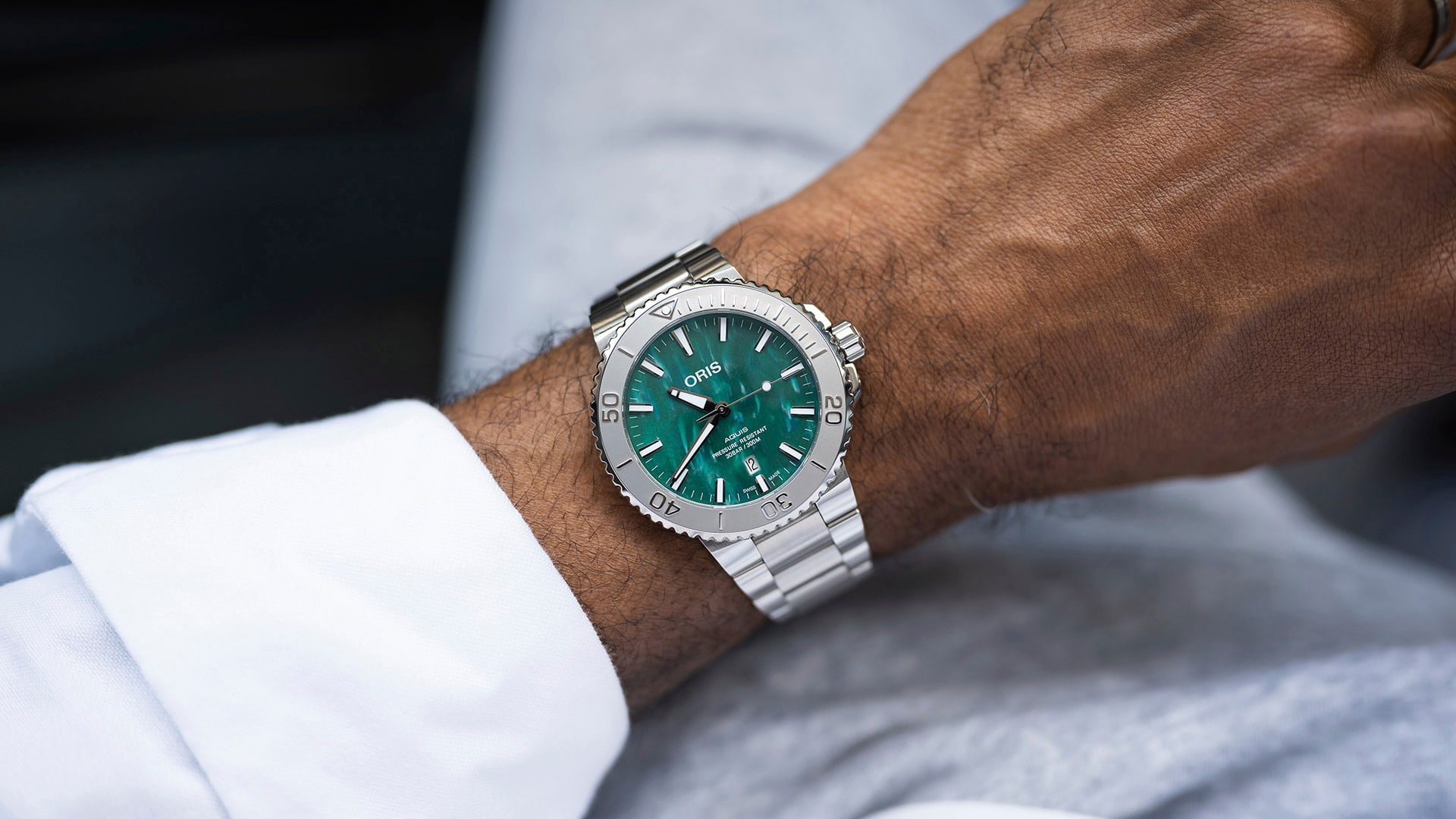 erika⁂売り切りセール中様　CABaNCDライトブルーs オリス x ブレスネット - 01 733 7730 4137-07 8 24 05PEB | Oris